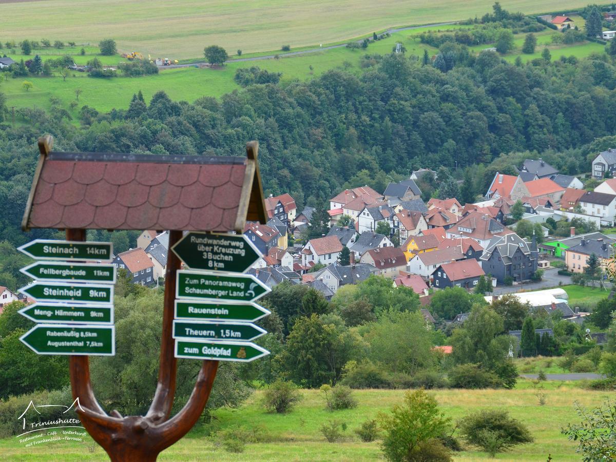 Die Triniushuette "Thueringens Schoenste Aussicht" Rauenstein Exterior photo
