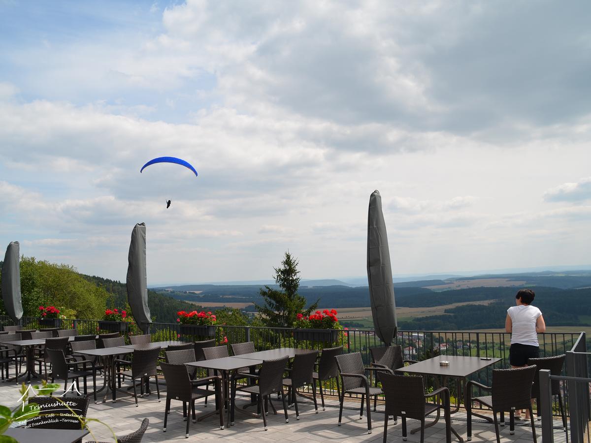 Die Triniushuette "Thueringens Schoenste Aussicht" Hotel Rauenstein Exterior photo