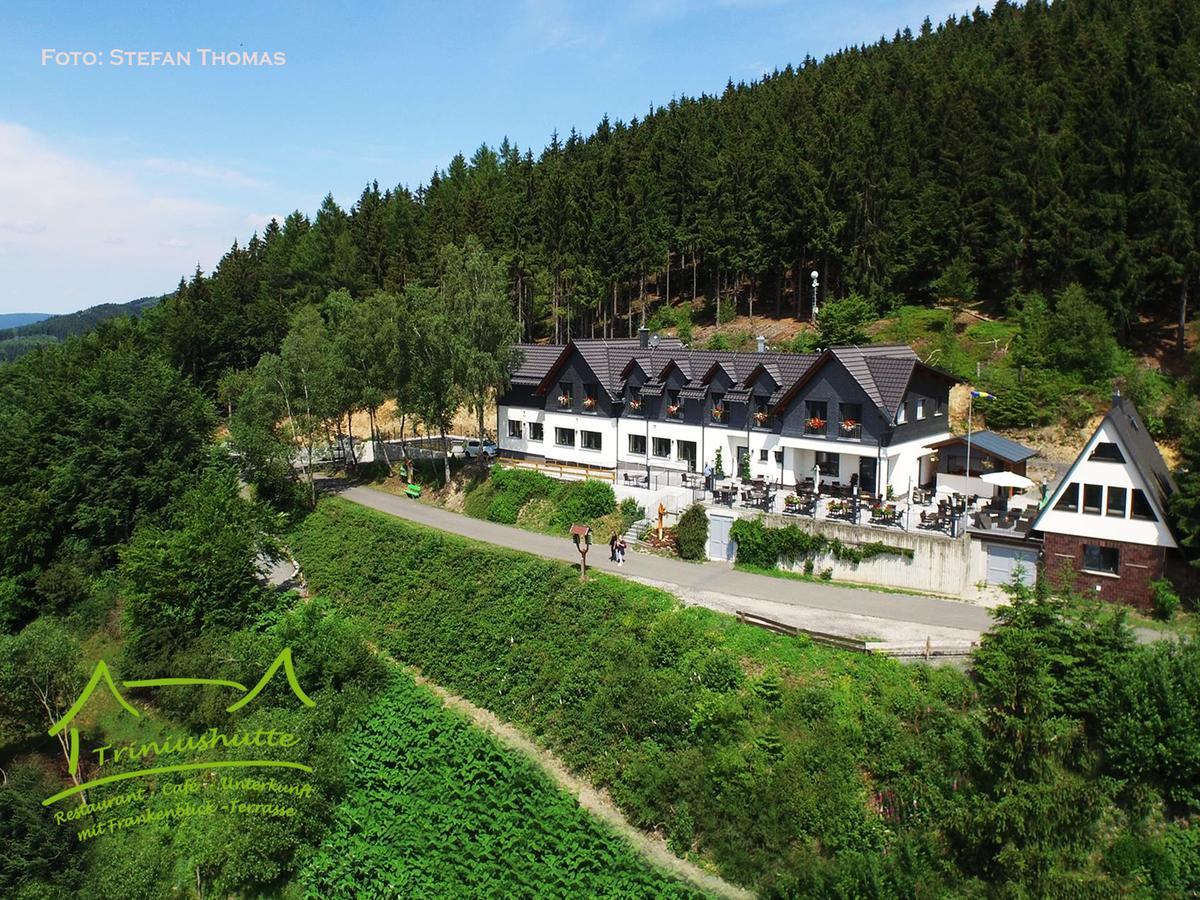 Die Triniushuette "Thueringens Schoenste Aussicht" Hotel Rauenstein Exterior photo